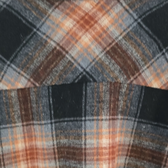 Zenana Outfitters Plaid Shirt in Black and Brown - Picture 9 of 9
